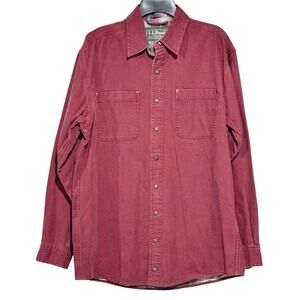 Veg.‎ LL BEAN Mens Field Coat Med. Tall Lined Canvas Chore Coat Barn Jacket
